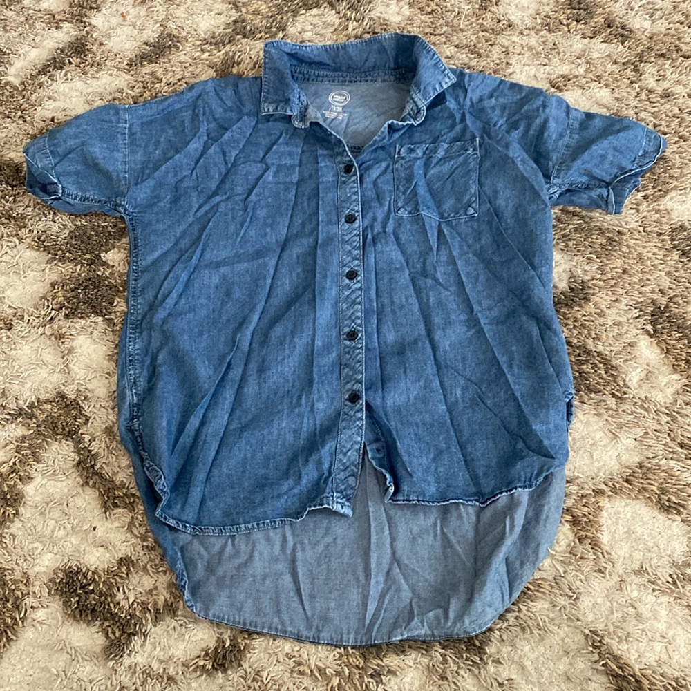 Wonder Nation faux denim shirt
